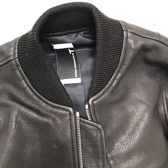 Leather Jacket Alexander Wang Bomber Jacket Mens Alexander Wang